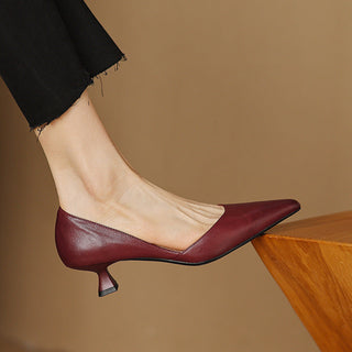 Charlotte | Talons Kitten en Cuir