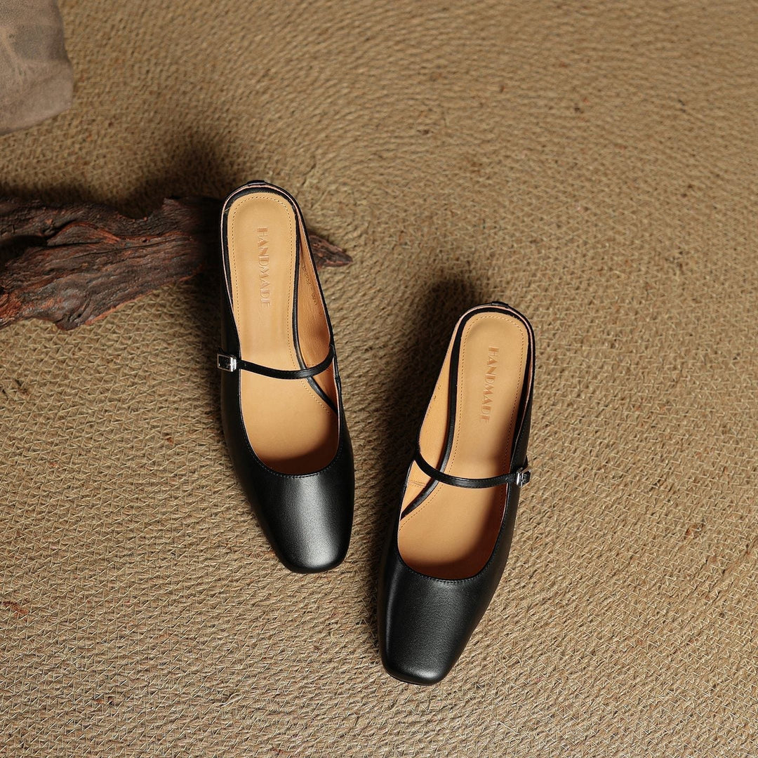 Aimée | Pantolettes en cuir