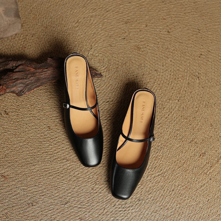 Aimée | Pantolettes en cuir
