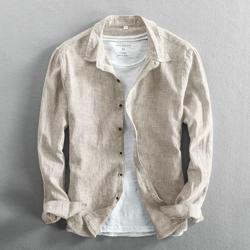 Philip | Chemise en Lin Coton Palm Beach