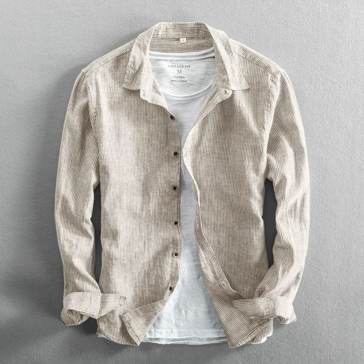Philip | Chemise en Lin Coton Palm Beach