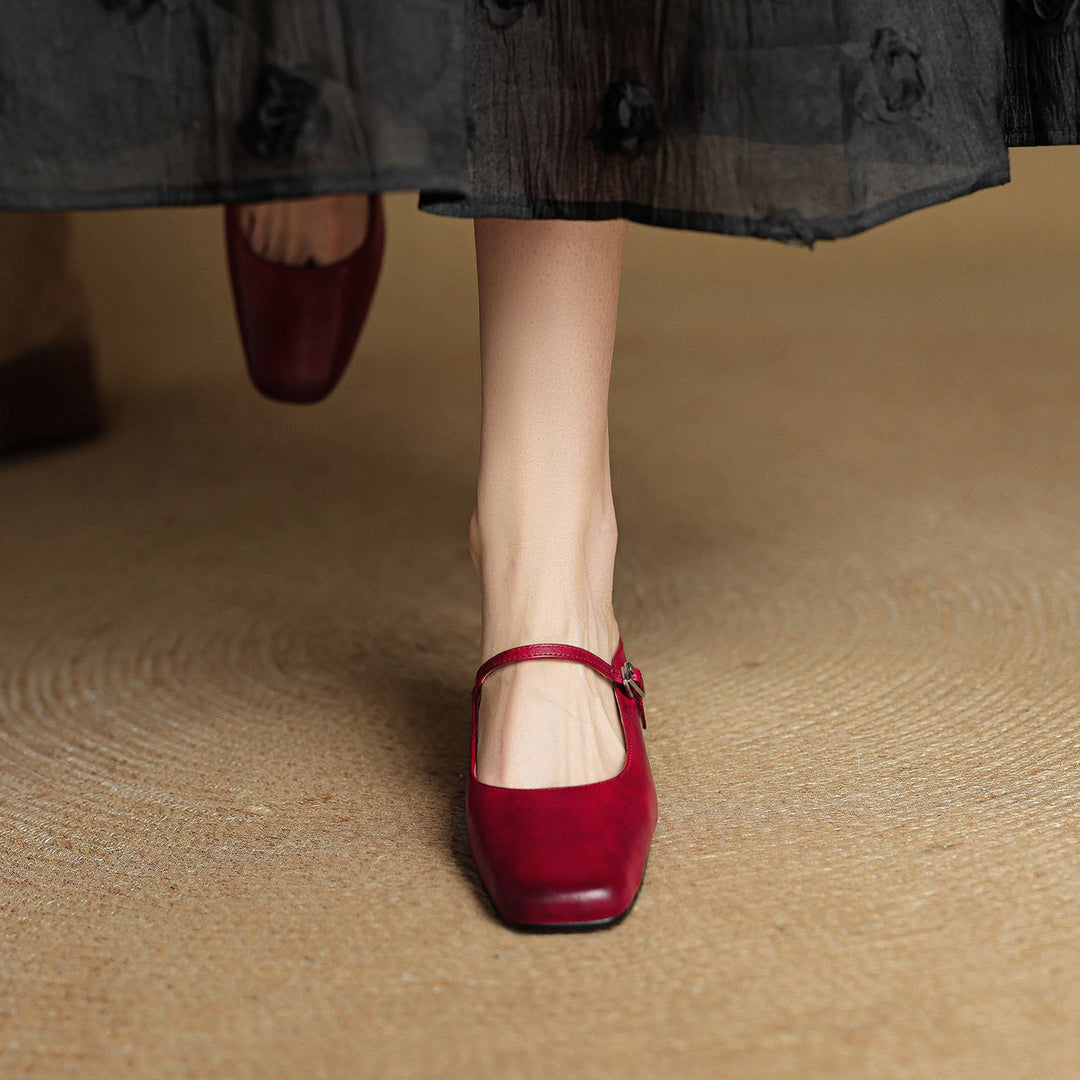 Aimée | Pantolettes en cuir