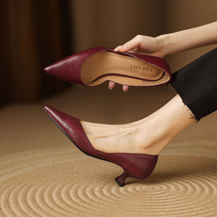 Charlotte | Talons Kitten en Cuir