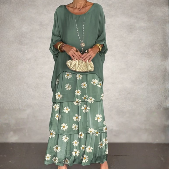 Lara | Robe longue fluide élégante