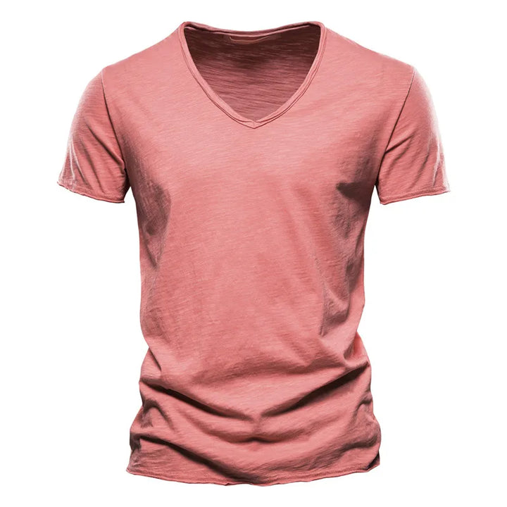 Juleas | Tee-shirt Uni Col V en Coton