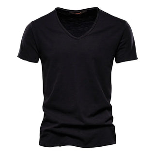 Juleas | Tee-shirt Uni Col V en Coton
