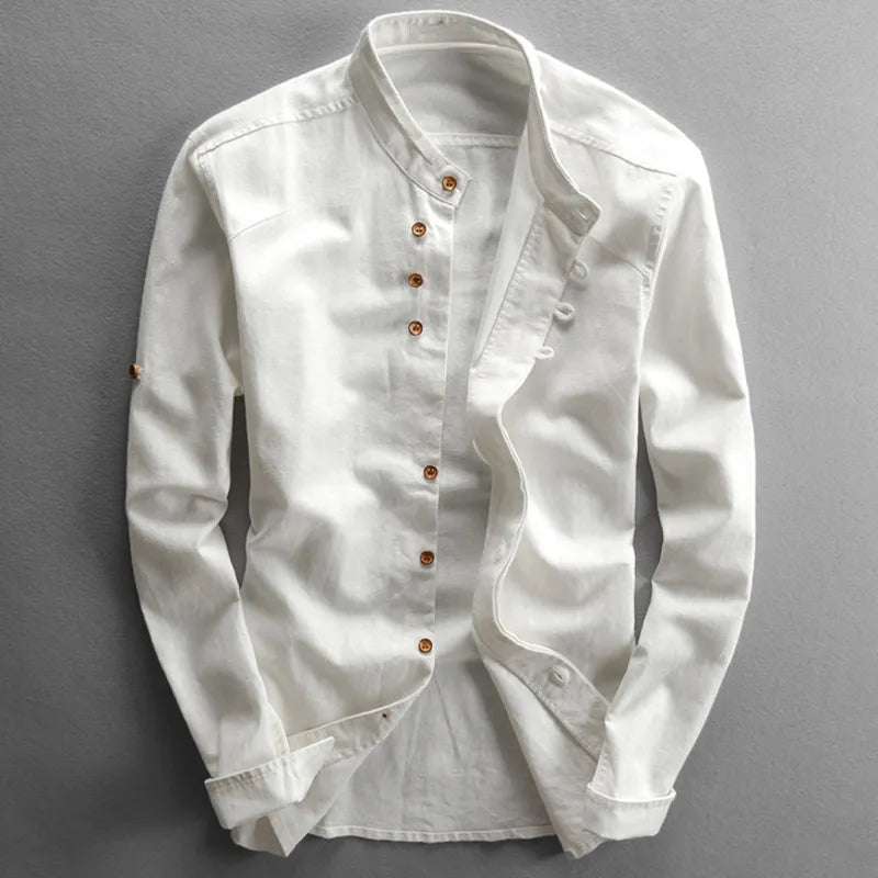 Alfonds | Chemise Élégante Style Japonais