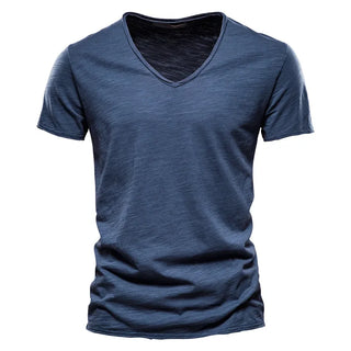 Juleas | Tee-shirt Uni Col V en Coton