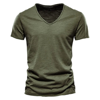Juleas | Tee-shirt Uni Col V en Coton