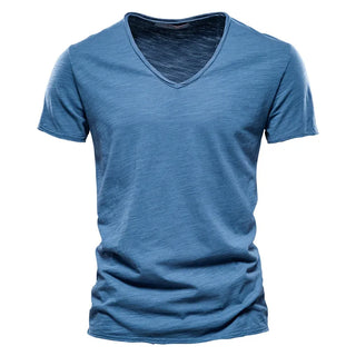 Juleas | Tee-shirt Uni Col V en Coton