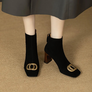 Aurélie | Bottines en velours
