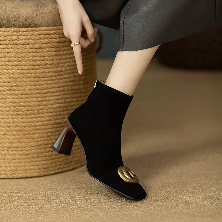 Aurélie | Bottines en velours