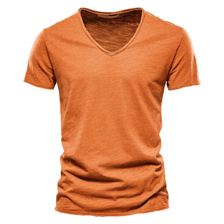 Juleas | Tee-shirt Uni Col V en Coton