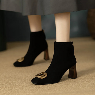 Aurélie | Bottines en velours