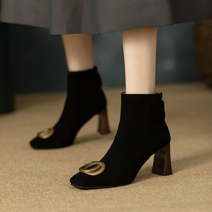 Aurélie | Bottines en velours