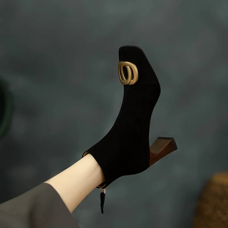 Aurélie | Bottines en velours