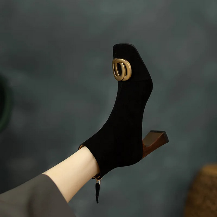 Aurélie | Bottines en velours