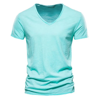 Juleas | Tee-shirt Uni Col V en Coton