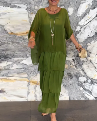 Lara | Robe longue fluide élégante