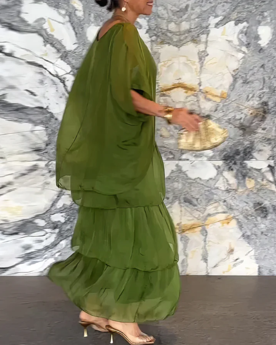 Lara | Robe longue fluide élégante