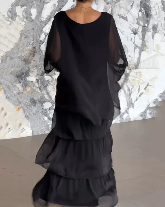 Lara | Robe longue fluide élégante