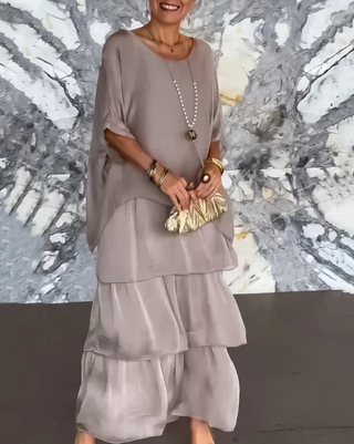 Lara | Robe longue fluide élégante