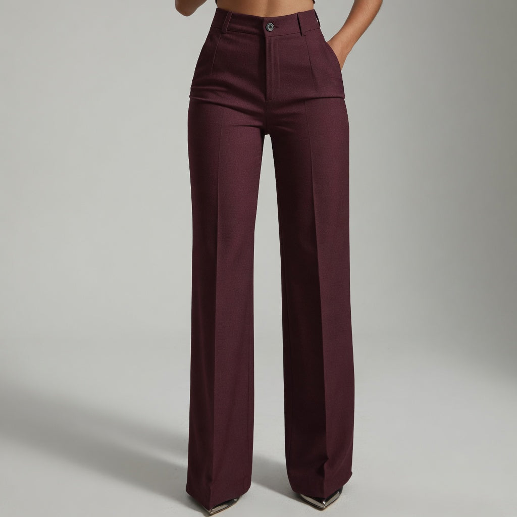 Emilia | Pantalon taille haute élégant