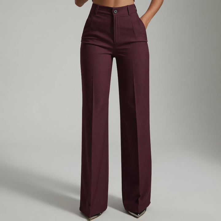 Emilia | Pantalon taille haute élégant