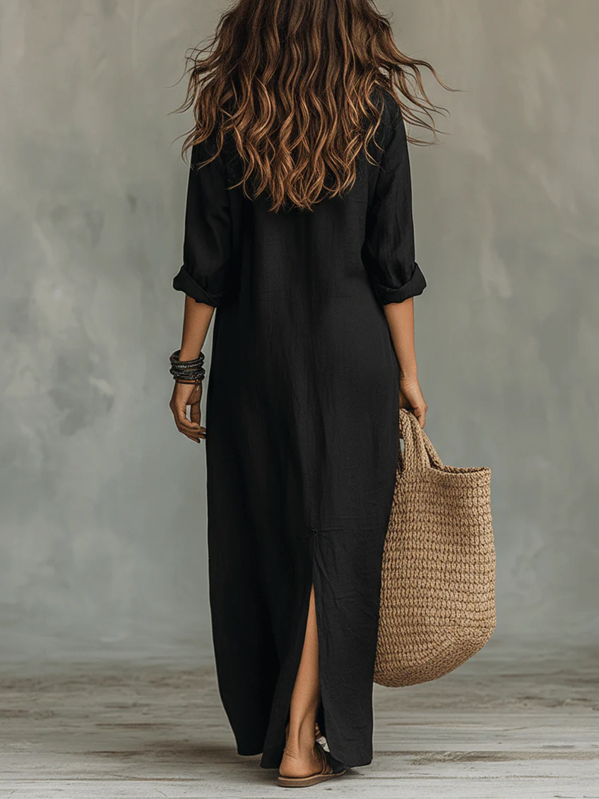 Camille | Robe maxi fluide signature