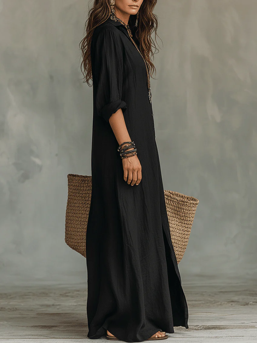Camille | Robe maxi fluide signature