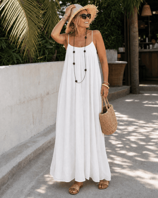 Ella | Robe midi sans manches