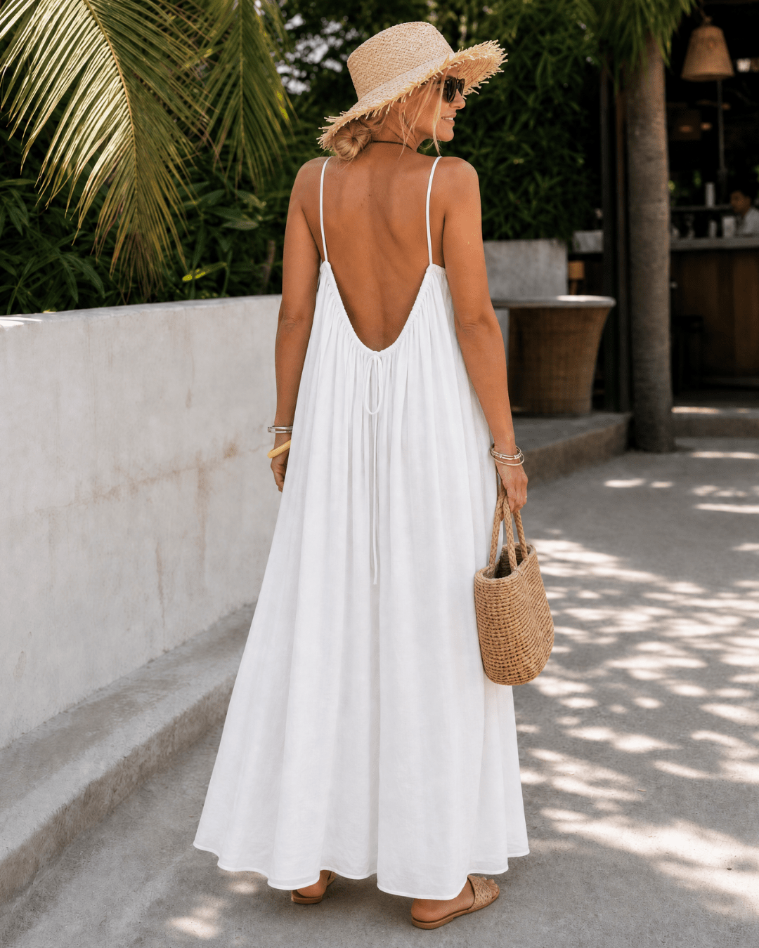 Ella | Robe midi sans manches