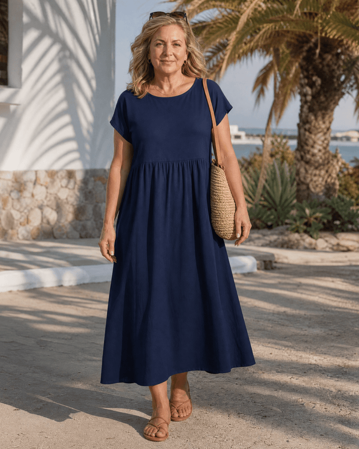 Louise | Robe midi décontractée
