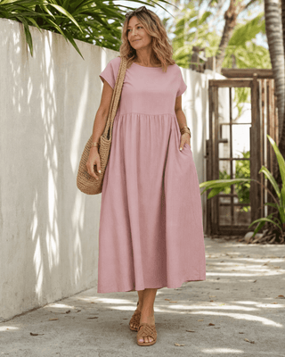 Louise | Robe midi décontractée