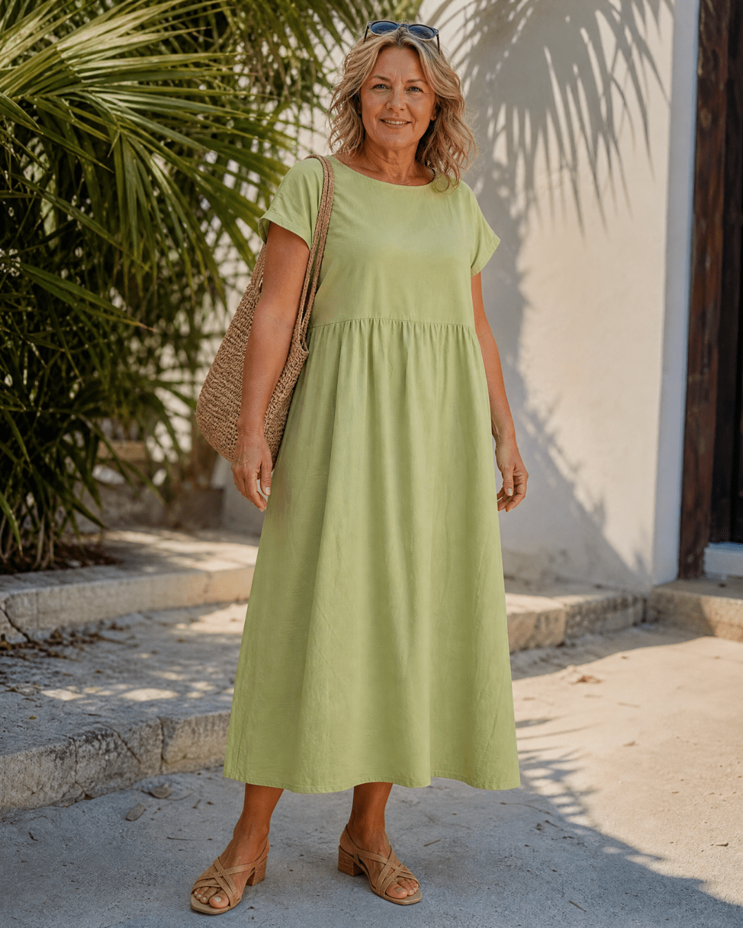 Louise | Robe midi décontractée