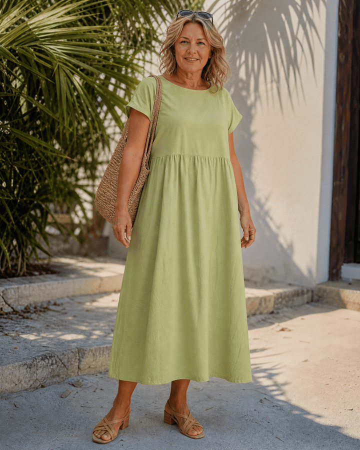 Louise | Robe midi décontractée