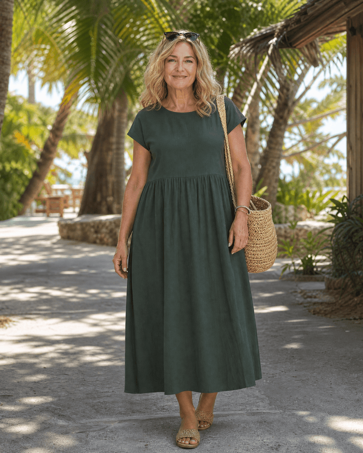 Louise | Robe midi décontractée