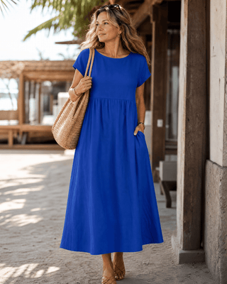 Louise | Robe midi décontractée