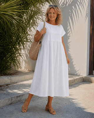 Louise | Robe midi décontractée