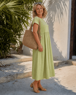 Louise | Robe midi décontractée