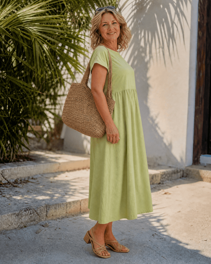 Louise | Robe midi décontractée