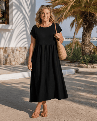 Louise | Robe midi décontractée