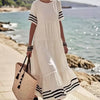 Robe Tendance Vacances Manches Courtes