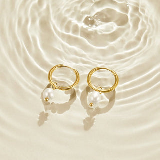 Eléa | Les Boucles d'Oreilles Créoles en Perles Classiques