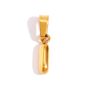 Collier Lettre Bubble Chic