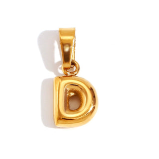 Collier Lettre Bubble Chic