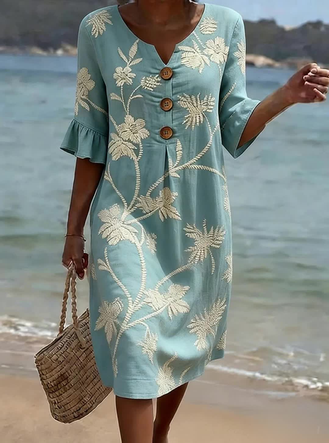 Manon | Robe décontractée à imprimé floral