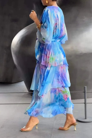 Cassia | Robe élégante en chiffon