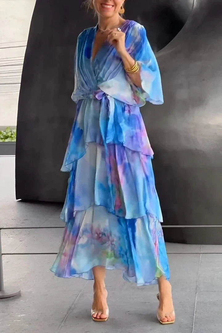 Cassia | Robe élégante en chiffon