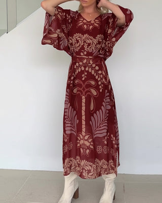Robe Bohème En V Ample
